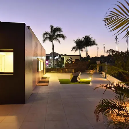 Villa Villa Salobre Terraza Uno Luxury Retreat In Gran Canaria Private Outdoor Pool Bbq Facilities Shaded Outdoor Dining Area Salobre Golf Resort